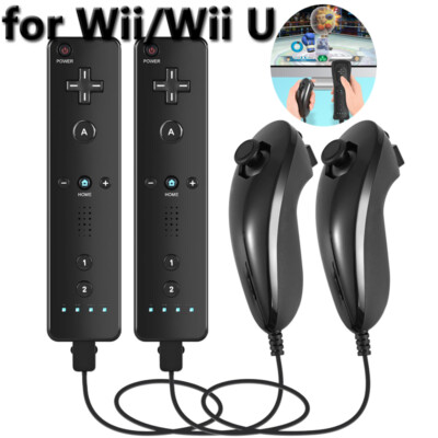 For Nintendo Wii / Wii U Built in Motion Plus / Nunchuck Game Remote Controller
