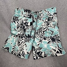 Maui And Sons Swim Shorts Mens Medium 1980 Turquoise