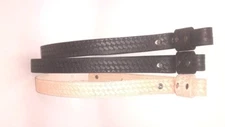RIFLE SLING GUN REAL AMISH LEATHER 1"W HAND MADE ADJUSTABLE FROM 30" TO 42" LONG