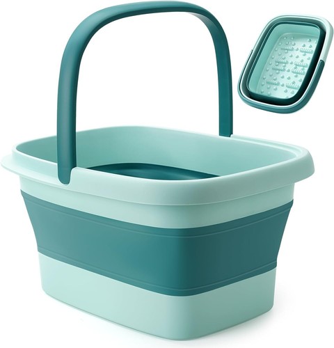 Collapsible Foot Bath Basin with Massage Acupoint - Ultimate Home Spa Luxury - Picture 3 of 9