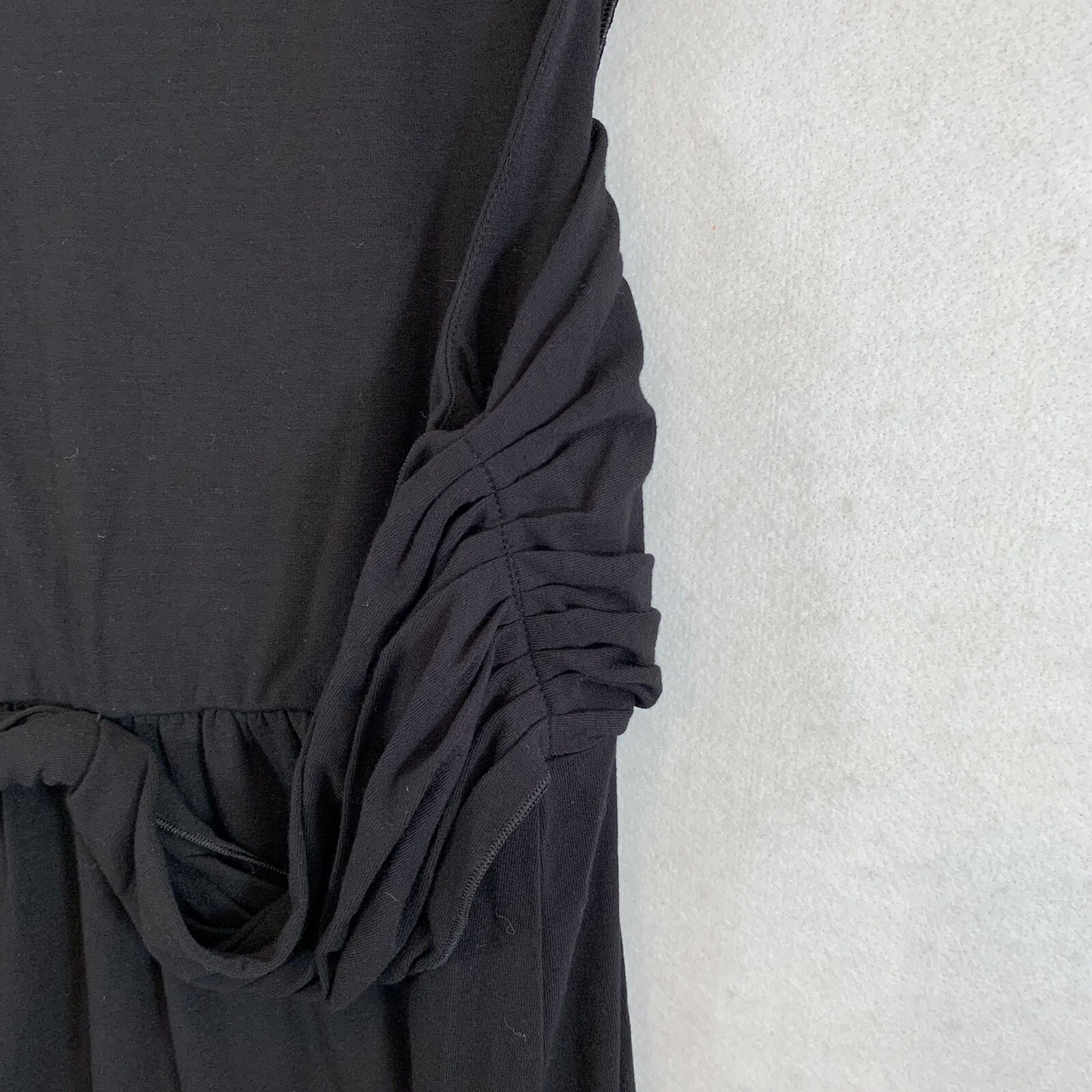 Grace Elements Women's Size L Solid Black Short D… - image 7