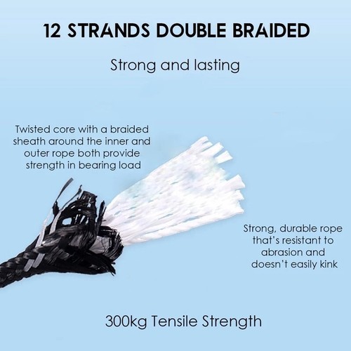 4m Reflective Paracord Rope Outdoor Camping Tent Wind Rope - Picture 4 of 7