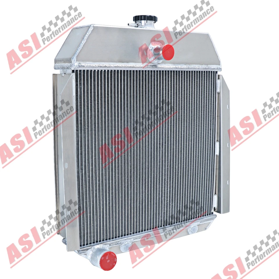 4Rows Aluminum Radiator For 1941-1949 1943 International Harvest Truck Foto 3 de 4