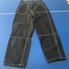 free people Black Cargo Pants 4