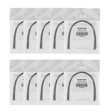 100pcs Dental Orthodontic Arch Wire Stainless Steel Rectangular Archwire Natural