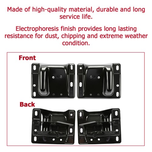 HECASA Front Bumper Bracket Set For 2003-2010 Dodge Ram 2500 11-18 Ram 2500 3500 - Picture 5 of 13