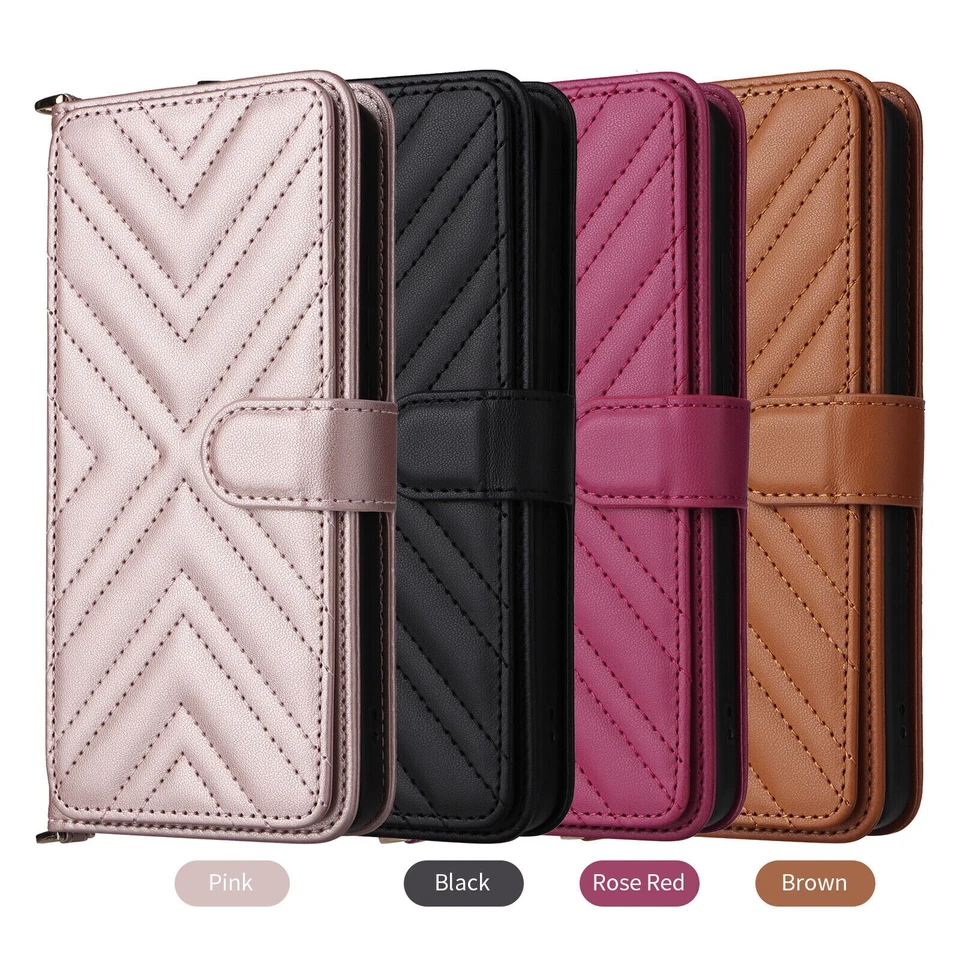 For ZTE Nubia S 5G/ A403ZT Luxury Multi-function Leather Wallet Stand Case Cover - Image 3 of 4