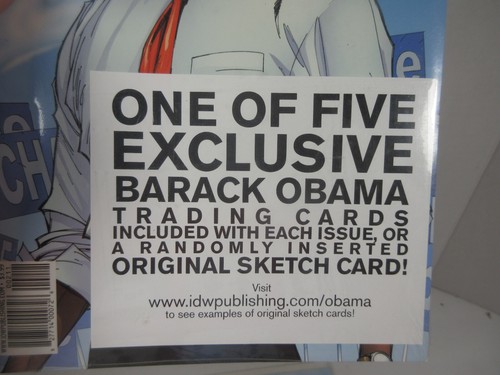 Lote de cómics IDW Publishing Barack Obama #1 #2 y Bluewater Michelle Obama #1 - Imagen 8 de 13