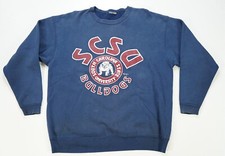 Rare Vintage South Carolina State SCSU Bulldogs Crewneck Sweatshirt 80s 90s Navy
