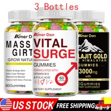 Vital Surge & Massive Girth & Himalayan Shilajit 3in1 Male Enlargement Gummies