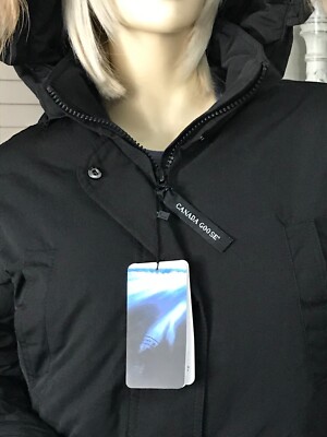 WOMEN Canada Goose Arctic Program Black Parka Coat Sz XXS