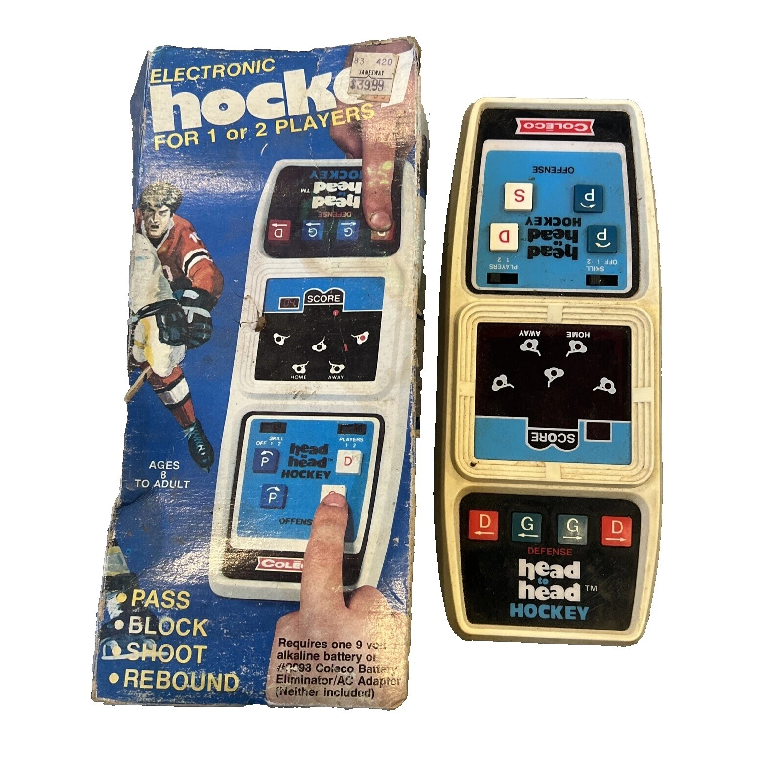 Juego electrónico portátil Coleco 1978 juegos electrónicos