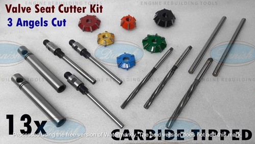 Chevy 350 Small Block Valve Seat Cutter Kit – 3-Angle Cut – Carbide Performance – DANISH