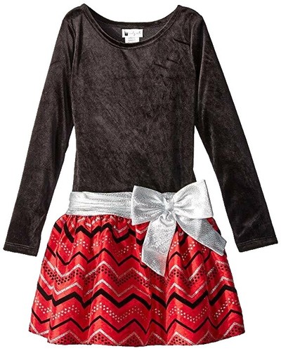 Nine West Black and White georgette collar pleated dress long sleeves Small  C | eBay