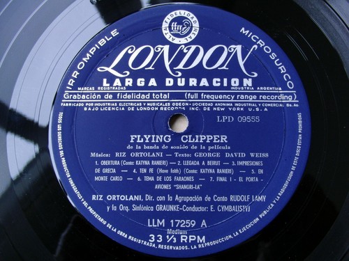 RIZ ORTOLANI KATYNA RANIERI Flying Clipper OST Orig* SOUTHAMERICA Stereo LP 1964 - Picture 4 of 5