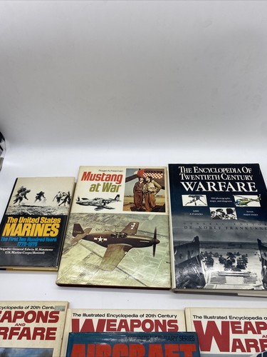 Military Book Lot Of 7 Vintage 1970s Weapons and Warfare, Marines, Aircraft - Picture 5 of 11