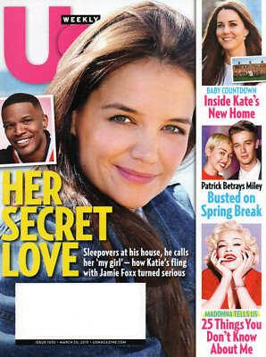 US WEEKLY Magazine March 30 2015 Katie Holmes Princess Kate Miley Cyrus Madonna