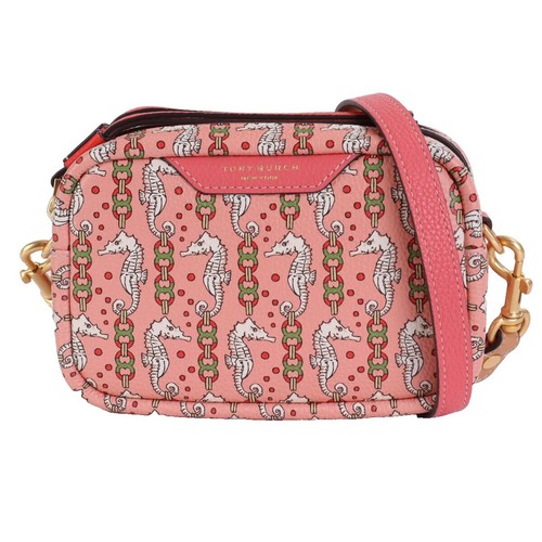 【国内即送】TORYBURCH ナイロン フラワー ショルダー 149892 New Tory Burch NYLON PRINTED WEB CONVERTIBLE CROSSBODY