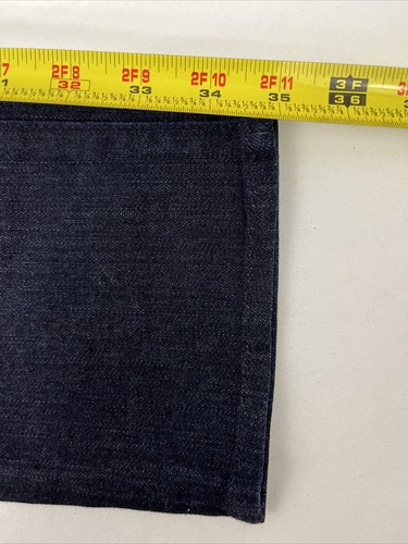 7 Seven For All Mankind Straight Leg Jeans Sz 30 Actual 34x35 Rings on Pockets - Picture 11 of 12