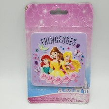 Disney Princesses Puzzle Eraser Set 3.5" X 3.5" Ariel Belle Cinderella Gift