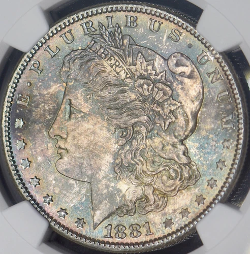 1881-S Morgan Silver Dollar - NGC MS64  - Toned - ✪COINGIANTS✪