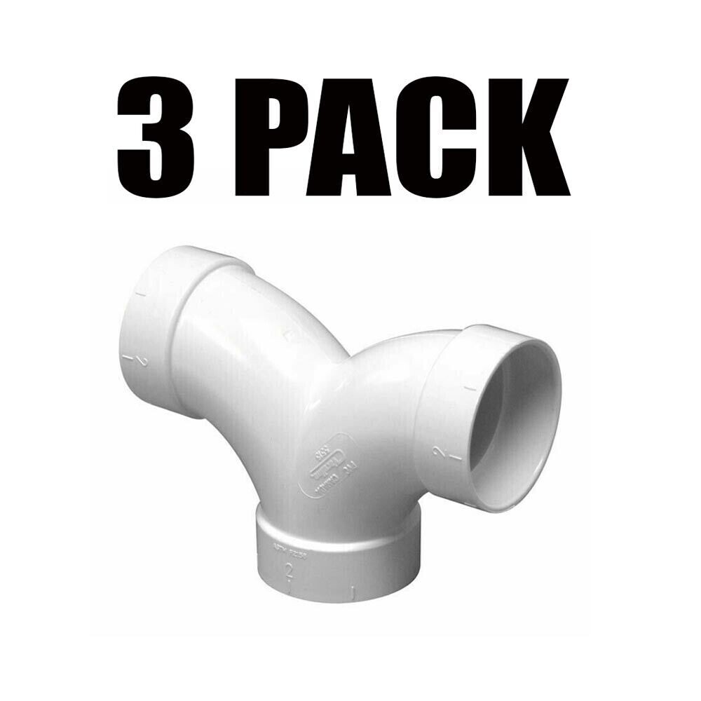 3 Pk Fits For Hayden Central Vac 3Way 90 Degree Elbow 765515W eBay