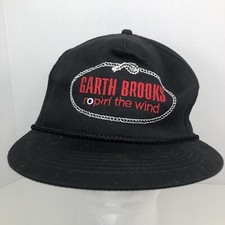 Vintage Garth Brooks Ropin the Wind 1991 Snapback Cap Hat Country Music