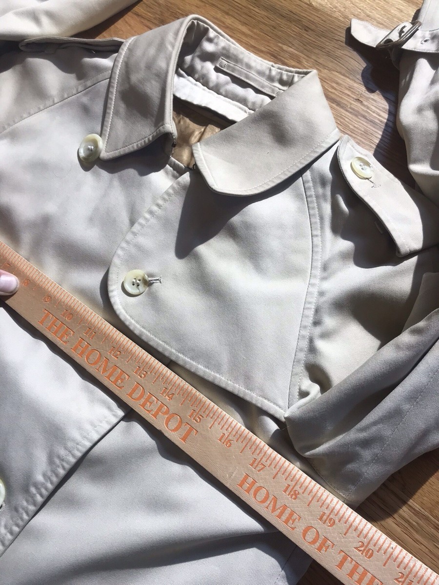 Vintage 70s Burberry Trench Coat W/ Liner 42 8R Burberrys | eBay