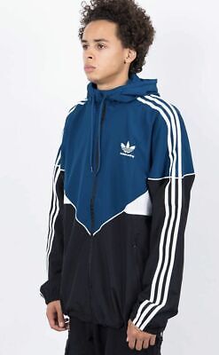 Adidas Originals Jacket Windbreaker Skateboarding Sky Blue Green Small | eBay