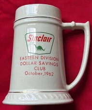 Sinclair Oil Eastern Division Executive's Award Mug Dollar Savings Club 1962