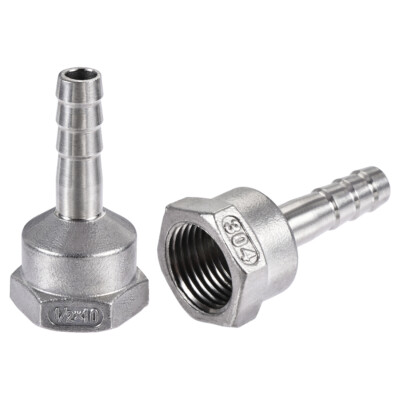 Edel Schlauchtülle Fitting Kupplung 10mm Barb x G1/2 Innengewinde Rohradapter