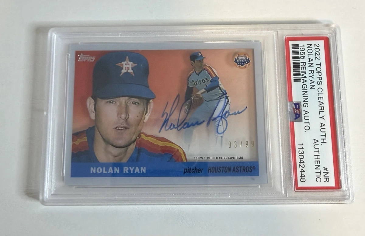 Topps Nolan Ryan Baseball Sports Trading Card Singles Serial 