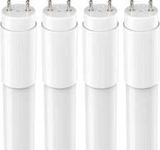 JESLED 4 Pack T8 LED Tube Lights 4FT, Fluorescent Replacement, 48 Inch, 14W, 245