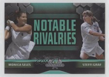 2024 Graphite Notable Rivalries Aqua Refractor /199 Monica Seles Steffi Graf 7k8