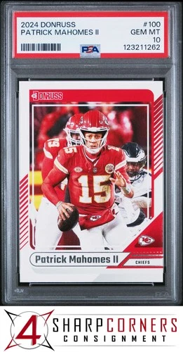2024 PANINI DONRUSS #100 PATRICK MAHOMES II PSA 10
