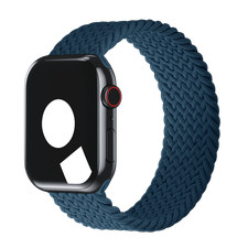 APPLE WATCH 45MM BRAIDED SOLO LOOP - SIZE 8 - ABYSS BLUE