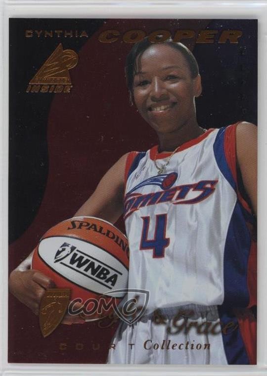 1997 Pinnacle Inside WNBA Court Collection Cynthia Cooper #79 Rookie RC HOF 19hq