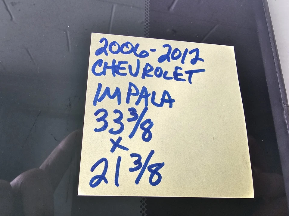 Chevrolet Impala Sunroof Glass Moonroof Factory OEM Top 2006 2007 2008 2009-2013 - Image 2 of 4
