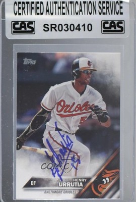 2016 Topps Henry Urrutia #158 3c7