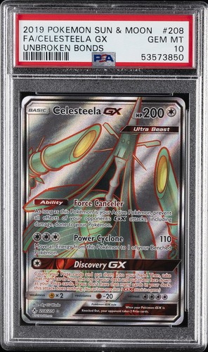 Celesteela-GX graded PSA 10 for sale on eBay