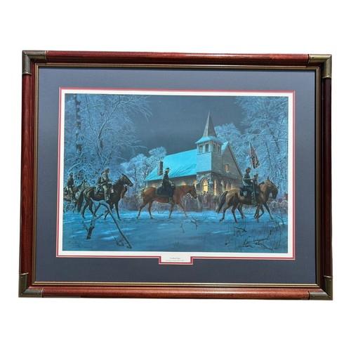 Vintage Civil War Print Southern Stars Kernstown VA 1862 (Signed Mort Kunstler)