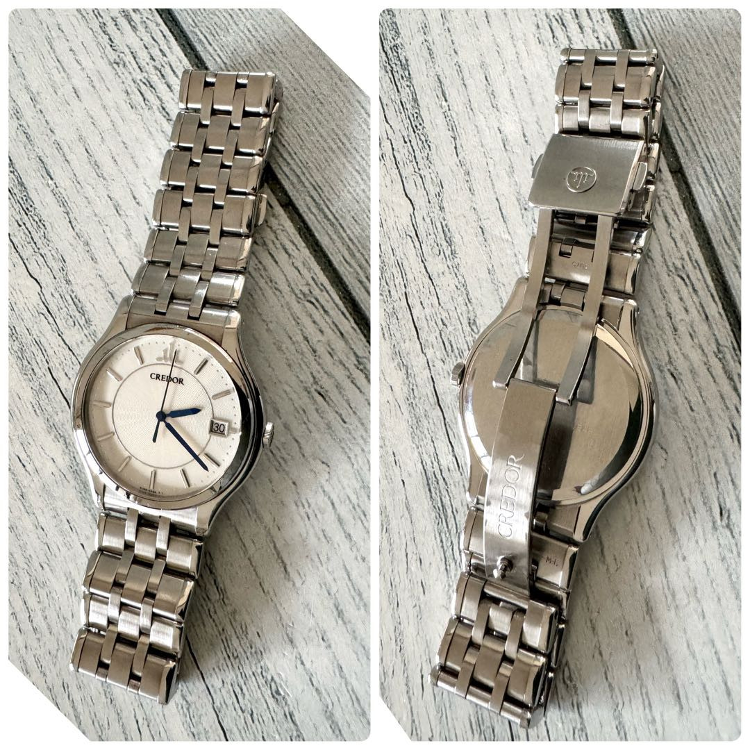 Seiko Credor Signo 8J86-7A00 Analog Quartz Men Rare Credor