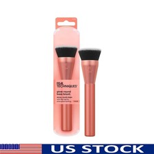 Glow Round Base Makeup Brush Liquid Cream Foundation Buffing Tool Vegan New