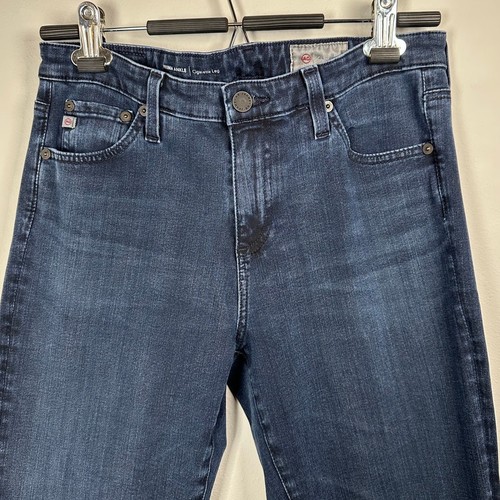 Jeans donna AG Contour360 misto cotone prima gamba sigaretta alla caviglia 28R - Foto 3 di 11