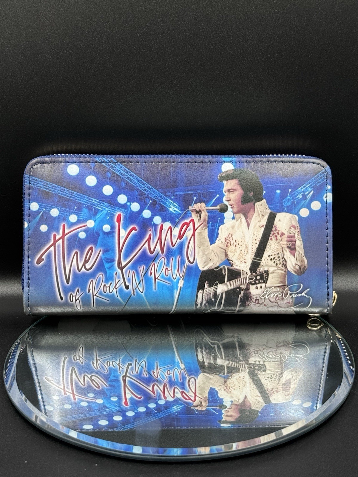 Official Elvis Presley “The King” Blue Women’s Purse – Nemesis Now