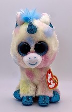 Ty Beanie Boos - BLITZ the Unicorn (6 Inch) Stuffed Plush Animal Toy NEW MWMTs