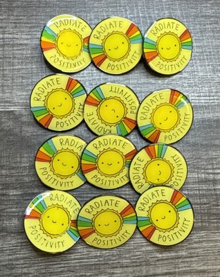 (12x) Radiate Positivity Sunshine Pin