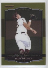 2008 Razor Signature Series Metal Gold Brett Wallace #BA-BW 1h8