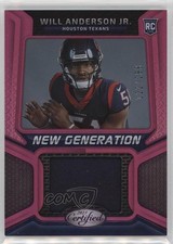 2023 Certified New Generation Jerseys Mirror Pink 122/299 Will Anderson Jr 0d0o