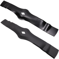 2X 55,5Cm Messer John Deere LT133 LT155 LT160 LT166 RasenmäHer AM126023 AM128013
